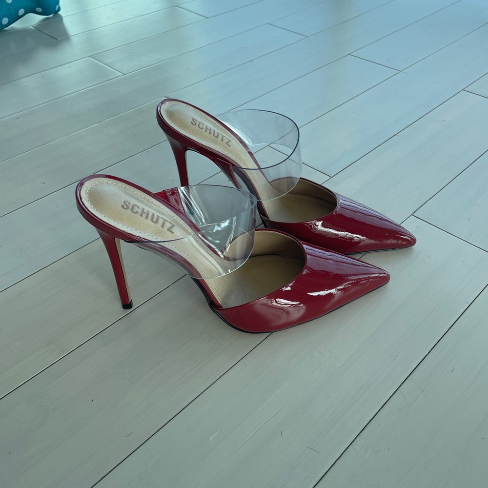Schutz heels 👠 leather, size 8